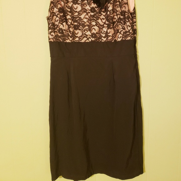 LBD Lace and Blush Dress - Picture 2 of 4